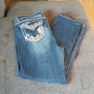 Size 21 Grace in LA detailed jeans